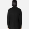 Abrigo tipo peacoat de doble botonadura con mezcla de cachemira Abrigo tipo peacoat de doble botonadura con mezcla de cachemira