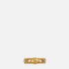Anillo de malla metálica con cristales Anillo de malla metálica con cristales