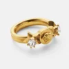 Anillo estrella Medusa con cristales Anillo estrella Medusa con cristales