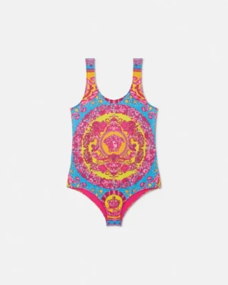 Bañador de una pieza estampado para niña