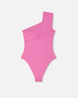 Bañador de una pieza fruncido con imperdible