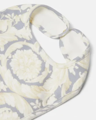 Babero de jersey de algodón estampado para bebé