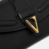 Billetera de cuero con cadena V Billetera de cuero con cadena V