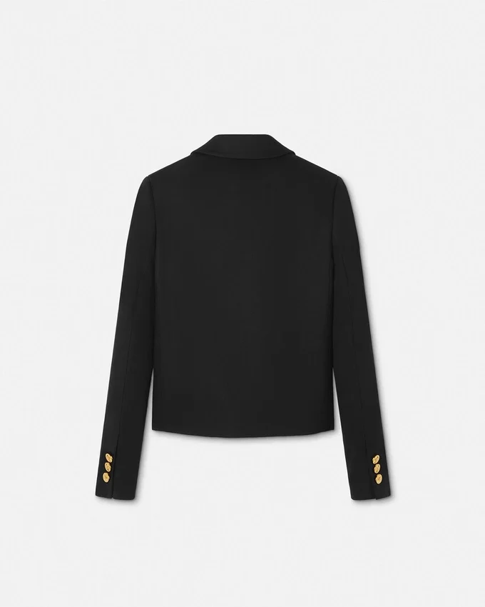 Blazer corto de gabardina Blazer corto de gabardina