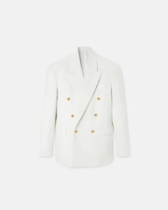 Blazer cruzado de lana