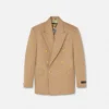 Blazer cruzado de lana mezclada