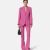 Blazer cuadrado de lana Underwater Barocco Blazer cuadrado de lana Underwater Barocco