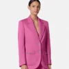 Blazer cuadrado de lana Underwater Barocco Blazer cuadrado de lana Underwater Barocco