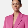 Blazer cuadrado de lana Underwater Barocco Blazer cuadrado de lana Underwater Barocco