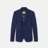 Blazer de lana de botonadura sencilla Blazer de lana de botonadura sencilla