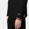 Blazer de lana de botones simples Blazer de lana de botones simples