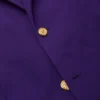 Blazer de lana de botones simples Blazer de lana de botones simples