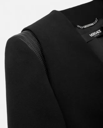 Blazer de lana de un solo pecho