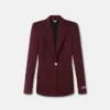 Blazer de lana elástica Blazer de lana elástica