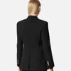 Blazer de lana elástica Blazer de lana elástica