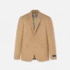 Blazer de lana mezclada de un solo pecho