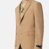 Blazer de lana mezclada de un solo pecho