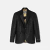Blazer de un solo pecho con jacquard de leopardo Blazer de un solo pecho con jacquard de leopardo