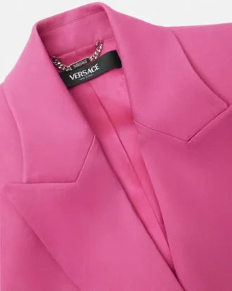 Blazer DV de lana de un solo pecho