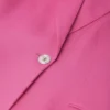 Blazer DV de lana de un solo pecho Blazer DV de lana de un solo pecho