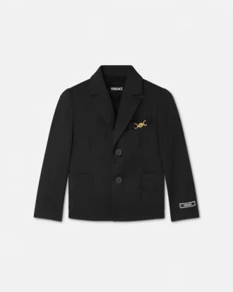 Blazer infantil de mezcla de lana
