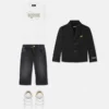 Blazer infantil de mezcla de lana