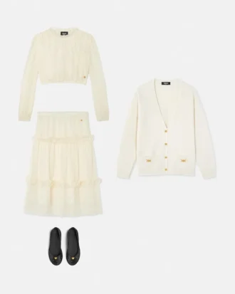 Blusa de encaje para niña