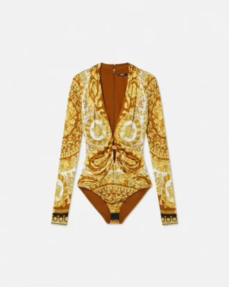 Body ajustado con imperdible Barocco