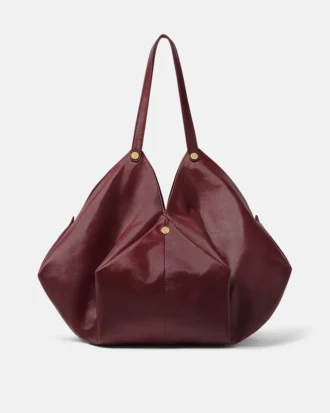 Bolso bandolera grande Protea de napa