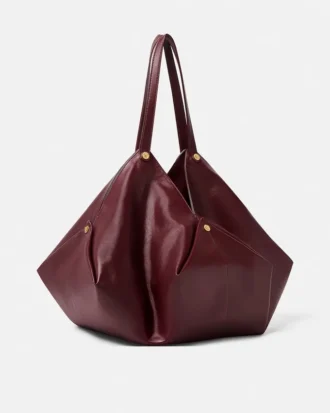 Bolso bandolera grande Protea de napa