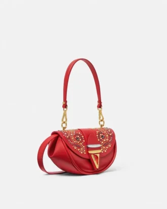 Bolso bandolera pequeño Virtus con tachuelas