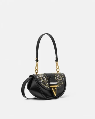 Bolso bandolera pequeño Virtus con tachuelas