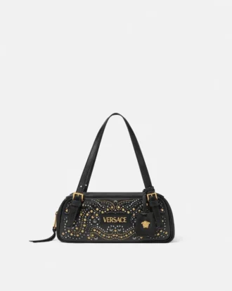 Bolso bowling con tachuelas Versace Tag