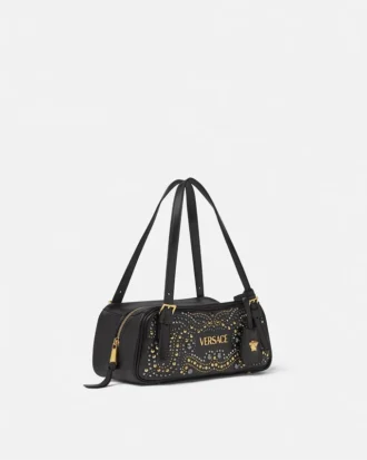 Bolso bowling con tachuelas Versace Tag