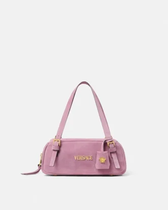 Bolso bowling de ante Versace Tag