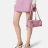 Bolso bowling de ante Versace Tag
