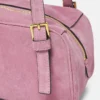Bolso bowling de ante Versace Tag