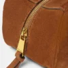 Bolso bowling de ante Versace Tag