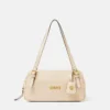 Bolso bowling grande Versace Tag de napa Bolso bowling grande Versace Tag de napa