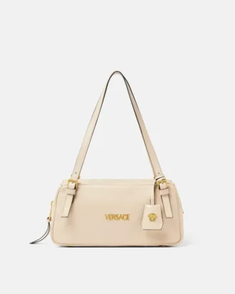 Bolso bowling grande Versace Tag de napa