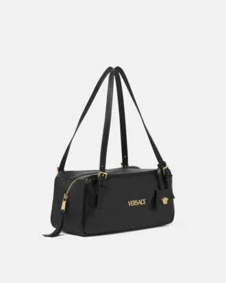 Bolso bowling grande Versace Tag de napa