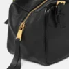 Bolso bowling grande Versace Tag de napa Bolso bowling grande Versace Tag de napa