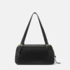Bolso bowling grande Versace Tag de napa Bolso bowling grande Versace Tag de napa