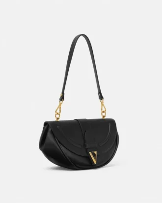 Bolso de hombro de piel Virtus