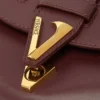 Bolso de hombro de piel Virtus
