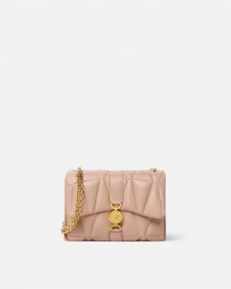 Bolso de hombro Kleio acolchado en napa