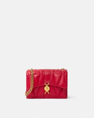Bolso de hombro Kleio acolchado en napa