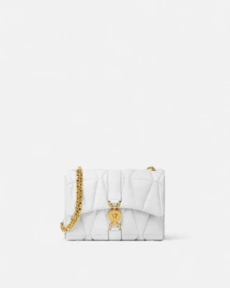 Bolso de hombro Kleio acolchado en napa