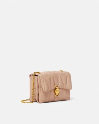 Bolso de hombro Kleio acolchado en napa