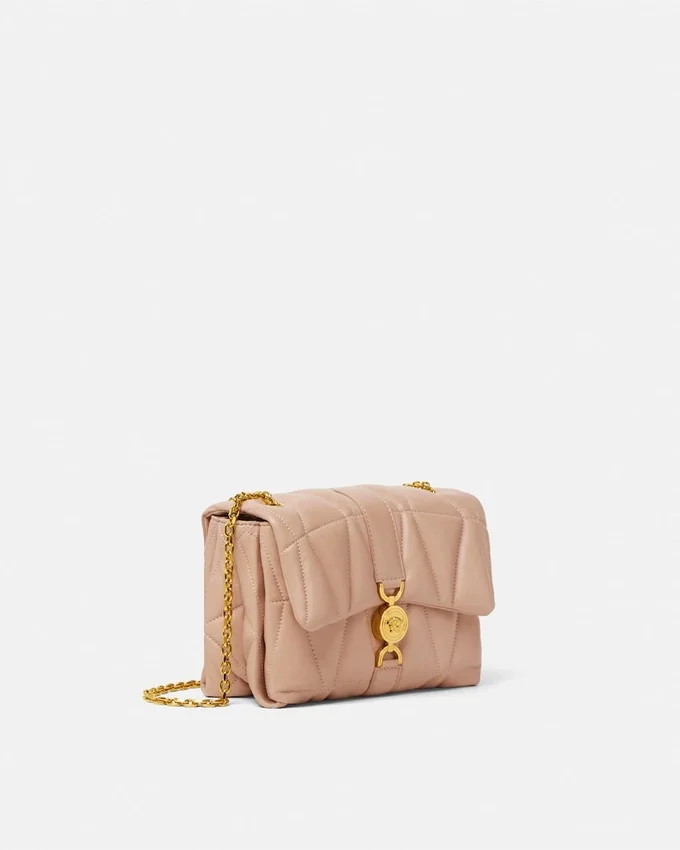 Bolso de hombro Kleio acolchado en napa Bolso de hombro Kleio acolchado en napa